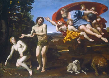 A repreensão de Adão e Eva, 1626