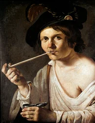 Retrato do pescador e revolucionário napolitano Masaniello (1623-1647). Domenico Gargiulo, conhecido como Micco «Spadaro» (1609-1675), 1647. Nápoles, Museo Nazionale di San Martino