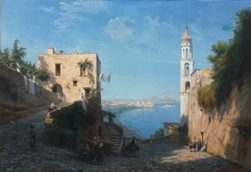 Vista de Posillipo da Igreja de Santa Ana
