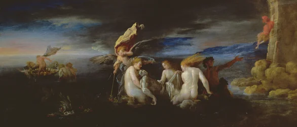 Herói e Leander (painel)