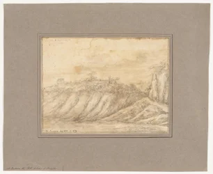 Vista de Solfatara di Pozzuoli, Nápoles.
