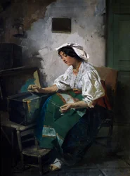 Rapariga de costura
