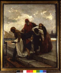 I Due Foscari, pintura de Domenico Morelli (1826 - 1901).