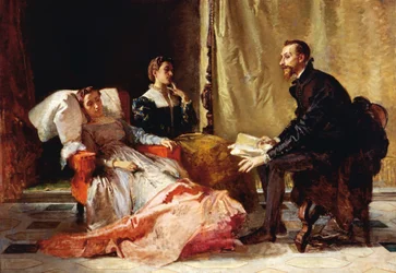 Torquato Tasso lendo Jerusalém Liberta para Eleonora d