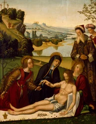 Lamentação sobre Cristo Morto, de Domenico Panetti (ca 1460- pré-1513)