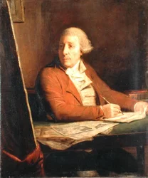 Retrato de Francesco Bartolozzi (1727-1815) (óleo sobre tela)