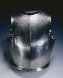Peitoral gótico com suporte para lança, c.1490-1500