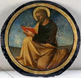 Um evangelista, c.1460 (tempera em madeira de choupo)