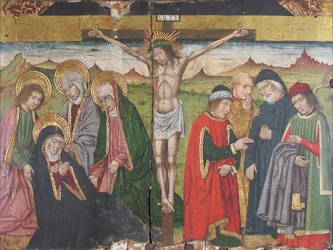 Painel com A Crucificação do Retábulo, séc. XV.