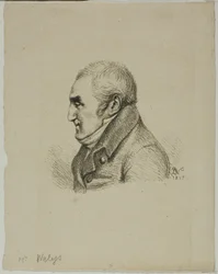 Retrato de Monsieur Nelys em perfil