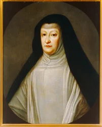 Marianne da Áustria, filha de Fernando III, mulher de Felipe IV, seu tio ...