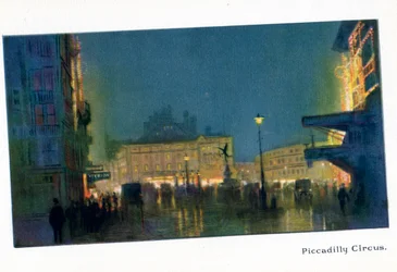 Piccadilly Circus, de "As Novas Luzes de Londres", publicado em 1926