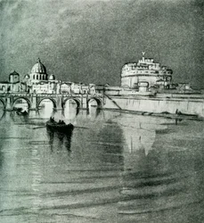 Roma e o Tibre. Um concurso em Seven Hills, 1928.