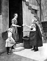 Vendedor de peixe, Escócia, 1936