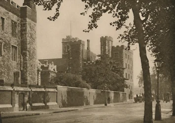 Palácio de Lambeth, residência dos arcebispos de Cantuária por sete séculos, c1935.