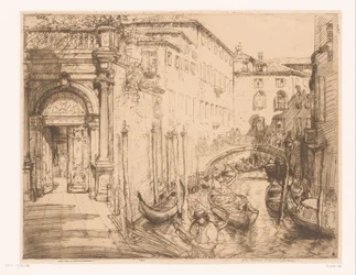 Vista em Veneza 1911 (O Palácio Branco) O Palácio Branco