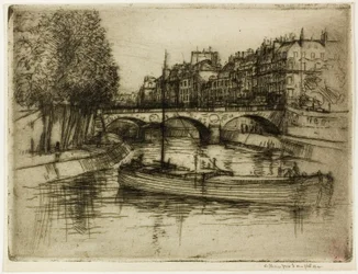 A Pont St. Michel, Paris
