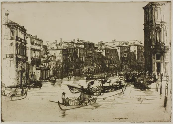 O mercado, Veneza