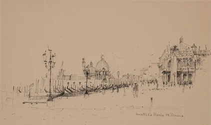 As gôndolas da Praça de São Marcos