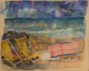 Trovoada em breve, 2002 (pastel sobre papel aveludado)