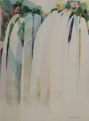 Quedas de água na Primavera