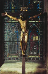 Itália, Florença, Igreja de Santa Croce, Crucifixo