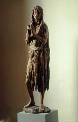 Madalena penitente de Donatello (c. 1386-1466), estátua de madeira