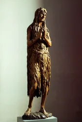 Penitente Madalena de Donatello (ca 1386-1466), estátua de madeira