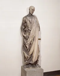 O Profeta Habacuque (Lo Zuccone), c.1423-36 (mármore)