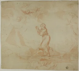 Mulher em êxtase, e Putti