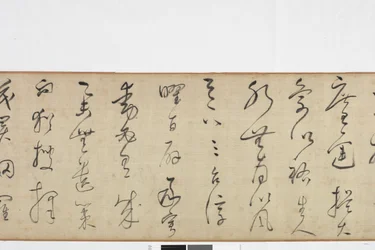 Cópia à mão livre da escrita de Zhang Xus do registro de pedra