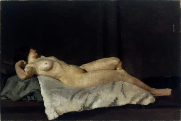 Figura feminina deitada de costas, 1912