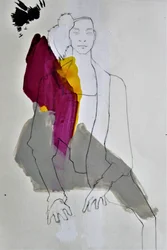 Figura de moda abstrata