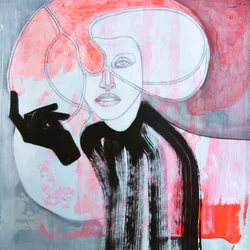 Retrato de Moda Abstrato