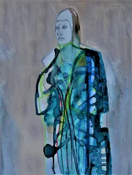 Retrato Abstrato de uma Mulher