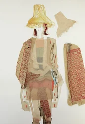 Ilustração de moda boémia