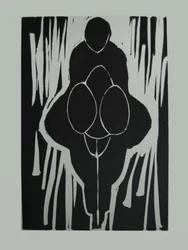 Figura abstrata em negrito