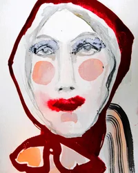 Retrato ousado de Capuchinho Vermelho