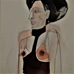 Figura Feminina Contemplativa
