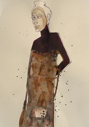 Esboço de moda elegante