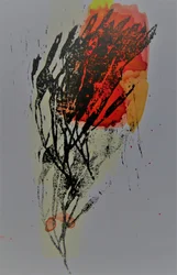 Planta abstrata vibrante