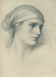 Estudo de uma cabeça, c1916