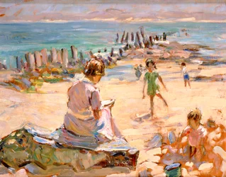 Cena de praia