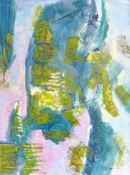 Pinceladas abstratas vibrantes