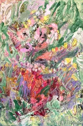 Flores vibrantes no jardim