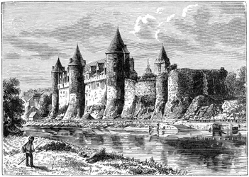 Castelo de Josselin, França, 1898