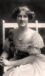 Nina Sevening, atriz britânica, início do século XX.