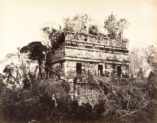 A prisão, em Chichen-Itza, 1857-89.