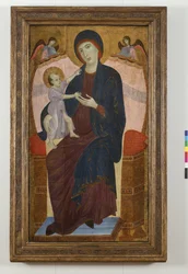 Madonna e Criança Entronizada e Anjos, 1280-85