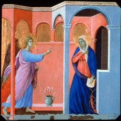Painel do Retábulo de Maestà: A Anunciação, 1311